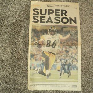 Pittsburgh Steelers Super Bowl XL Super Season Recap Newspaper Section 2/13/2006